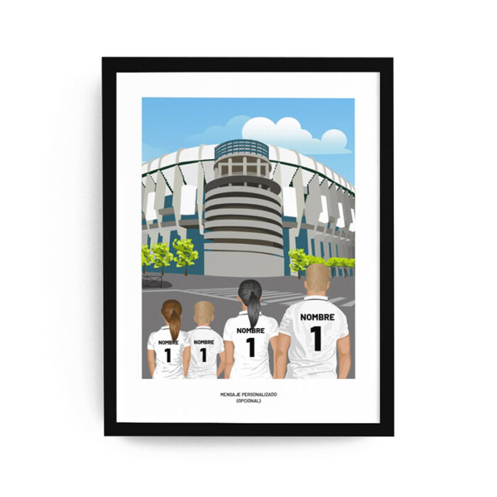 Lamina aficionados madridistas