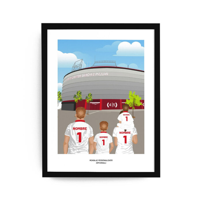 Lamina aficionados del Sevilla