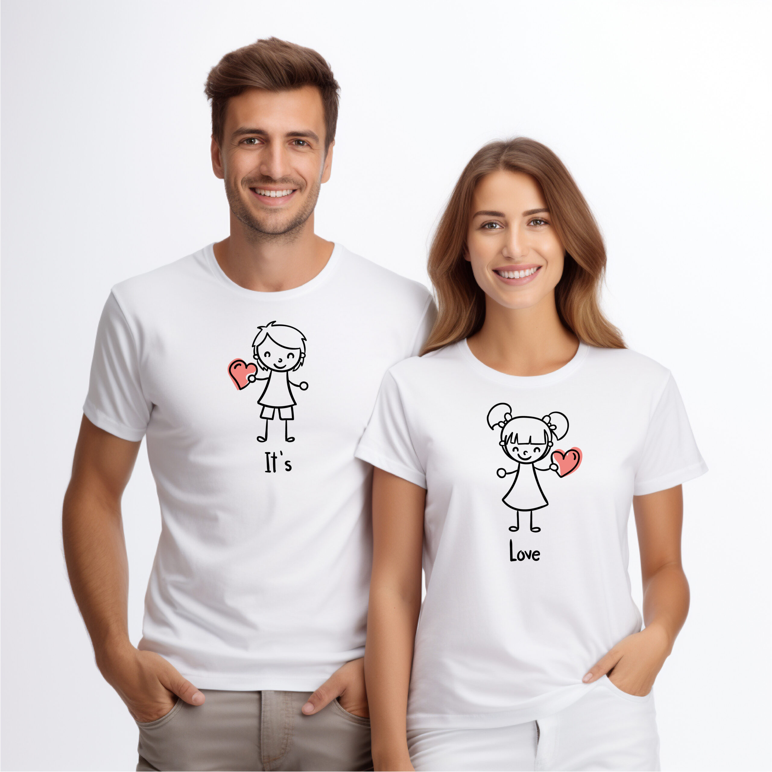 Camisetas It's Love blanca