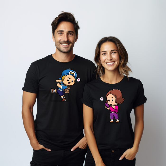 Camisetas mensaje de amor