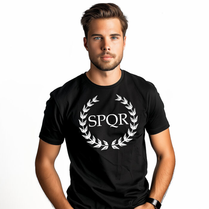 Camiseta SPQR Corona de Laurel